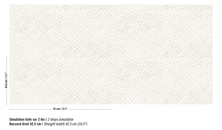 Обои Elitis — Labyrinthe RM 988 01 (Коллекция Essence de liege )