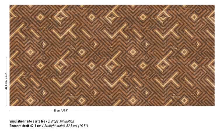 Обои Elitis — Labyrinthe RM 988 20 (Коллекция Essence de liege )
