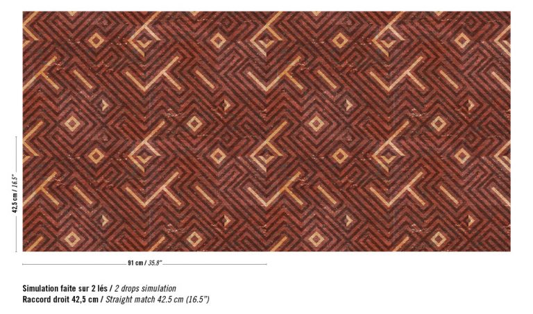 Обои Elitis — Labyrinthe RM 988 32 (Коллекция Essence de liege )