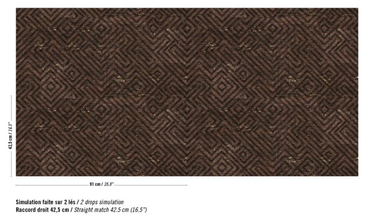 Обои Elitis — Labyrinthe RM 988 72 (Коллекция Essence de liege )