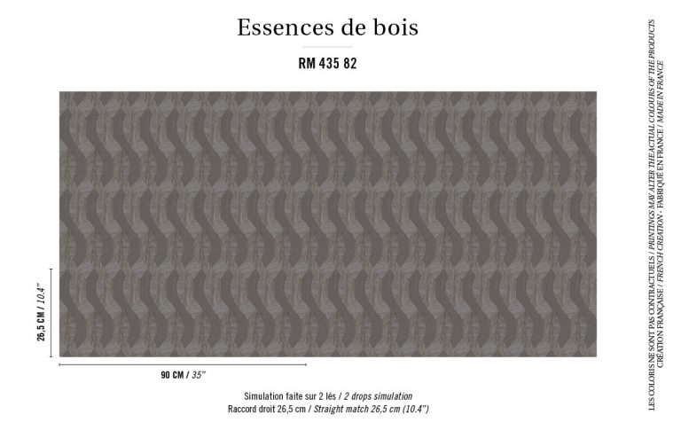 Обои Elitis — Nappees RM 435 82 (Коллекция Essences de bois )