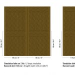 Обои Elitis — Wave flanelle RM 1055 67 (Коллекция Forms )