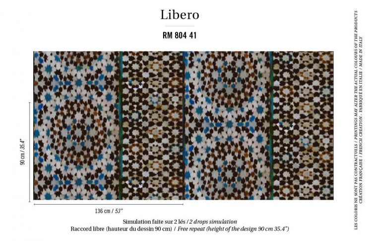 Обои Elitis — Oudayas RM 804 41 (Коллекция Libero )