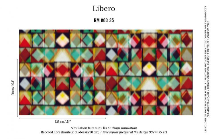 Обои Elitis — Trinidad RM 803 35 (Коллекция Libero )