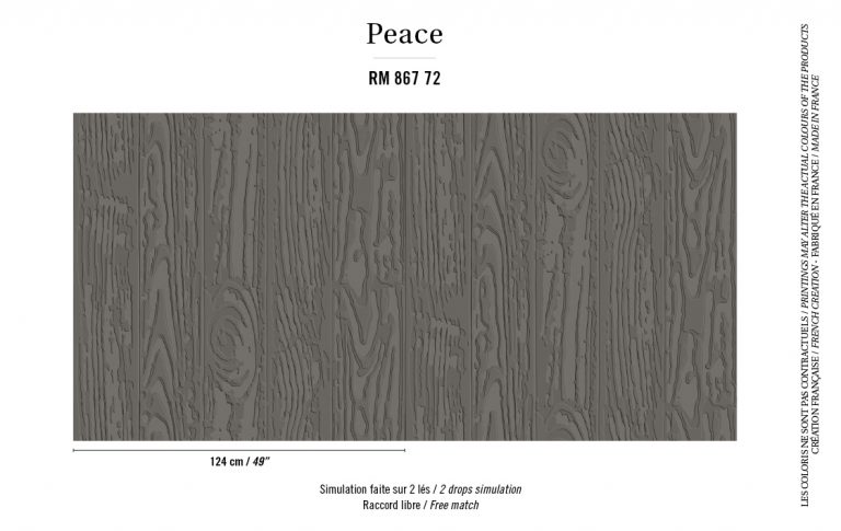 Обои Elitis — Wood RM 867 72 (Коллекция Peace )