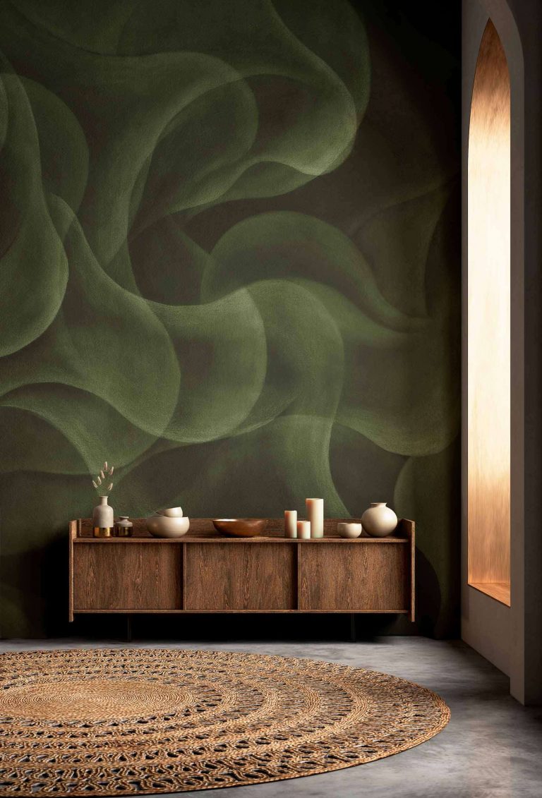 Обои Coordonne — My cave Green A00937 (коллекция Central Saint Martins – Rest Time)