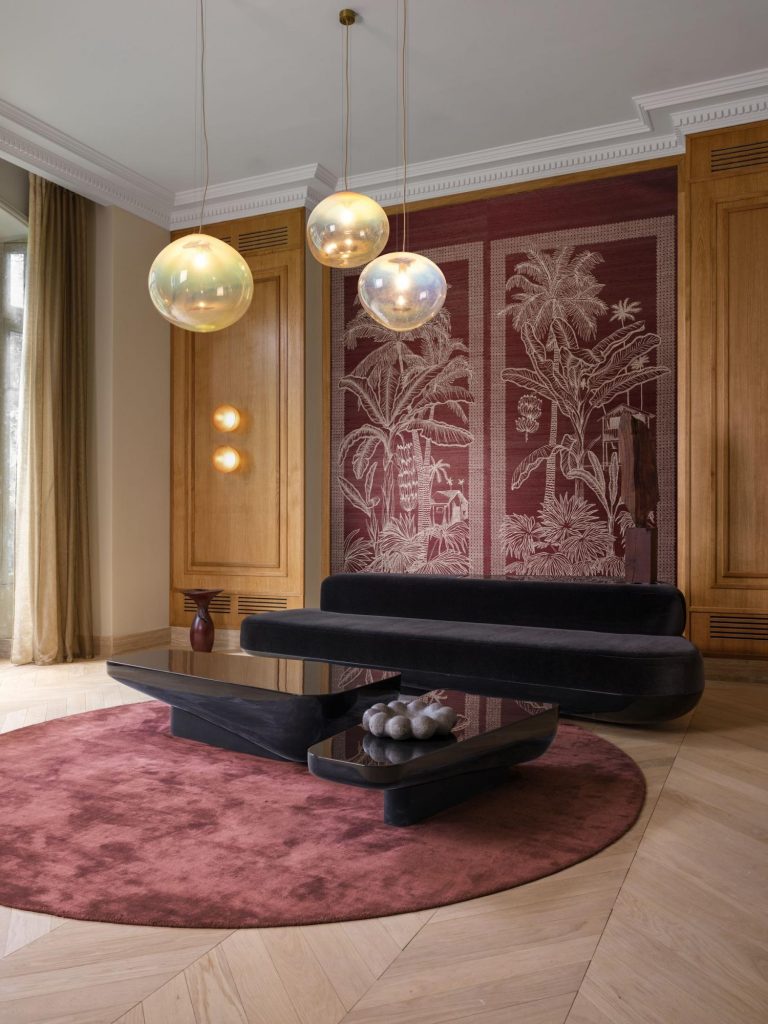 Обои Arte — NILAYA — Bordeaux 35453 (коллекция Mysuru)