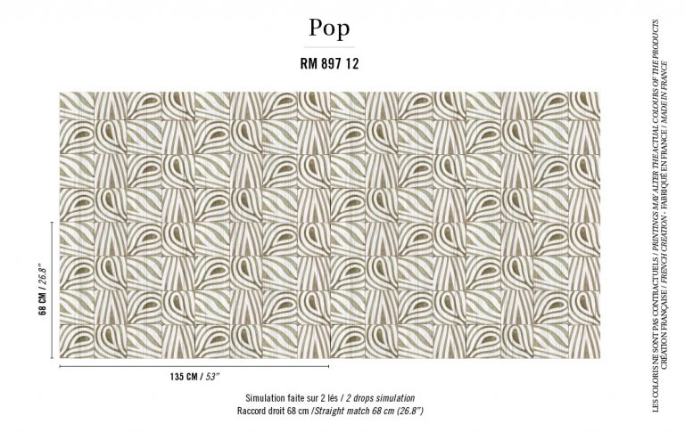Обои Elitis — Bobale RM 897 12 (Коллекция Pop )