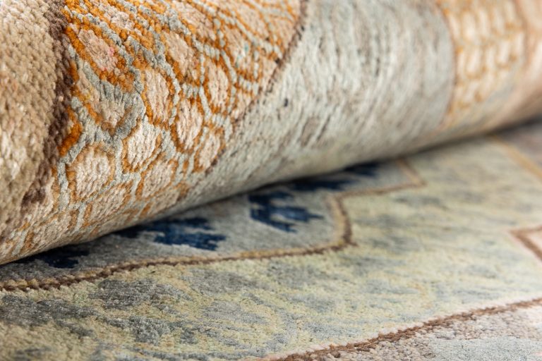 Индийский ковёр из шёлка, шерсти и хлопка — VINTAGE SILK