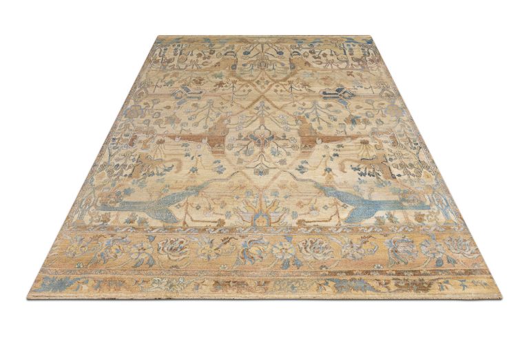 Индийский ковёр из шерсти и шёлка — VINTAGE SILK