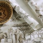 Обои Pierre Frey — Masai mara — Oasis FP433002 (коллекция Les Dessins 2)