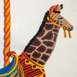Обои Pierre Frey — La girafe du carrousel — Multicolore FP247001 (коллекция Carrousel)