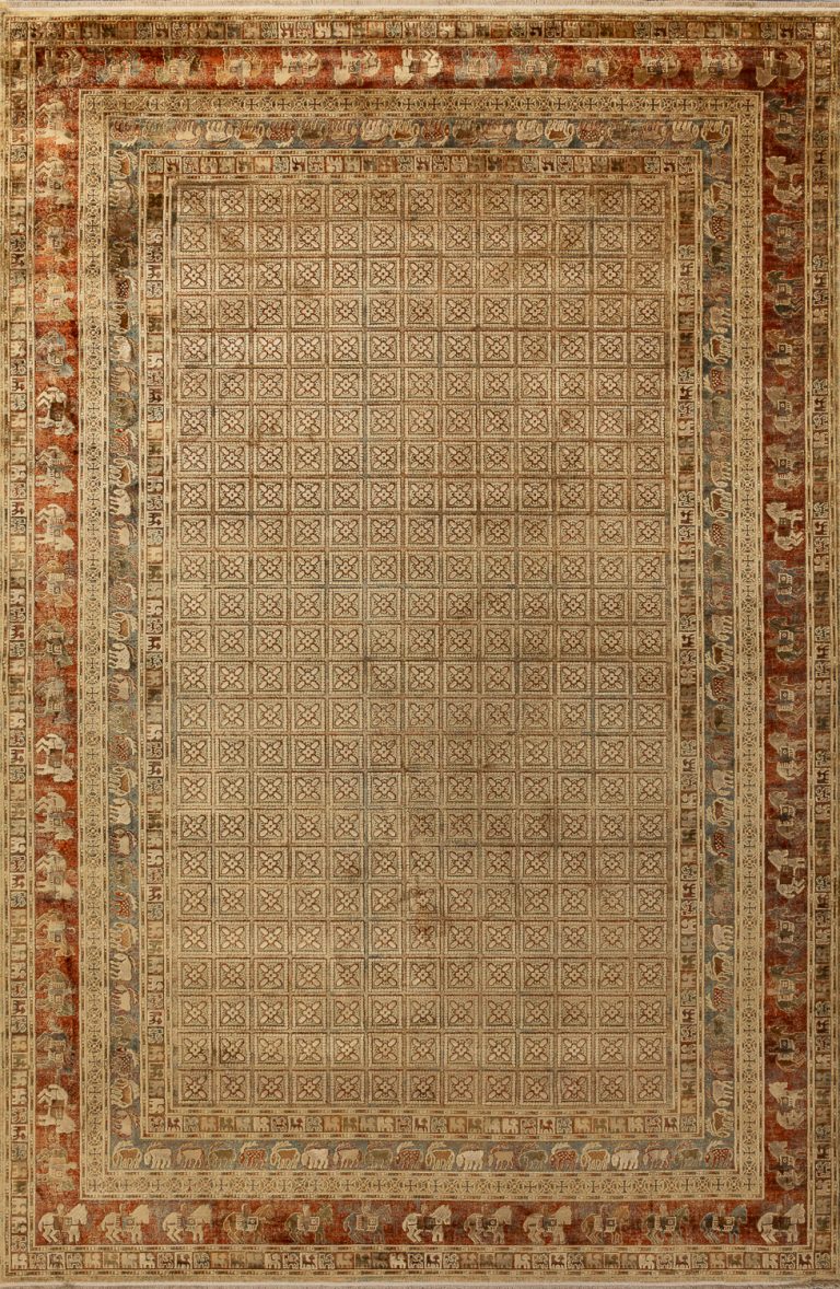 Турецкий ковёр из шёлка и вискозы — KIRMAN ANTIQUE