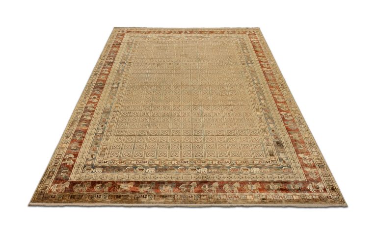 Турецкий ковёр из шёлка и вискозы — KIRMAN ANTIQUE