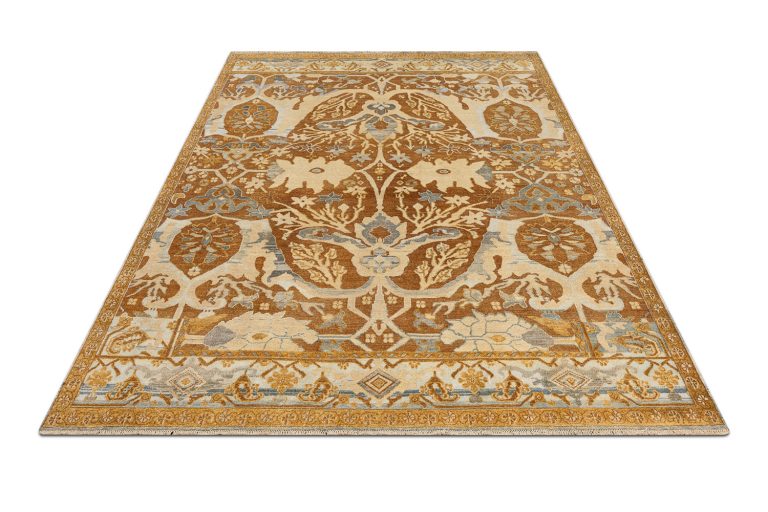 Индийский ковёр из шерсти и шёлка — VINTAGE SILK