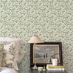 Обои Coordonne — Twig Green B00300 (коллекция Victorian)