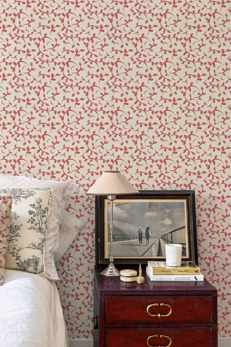 Обои Coordonne — Twig Red B00303 (коллекция Victorian)