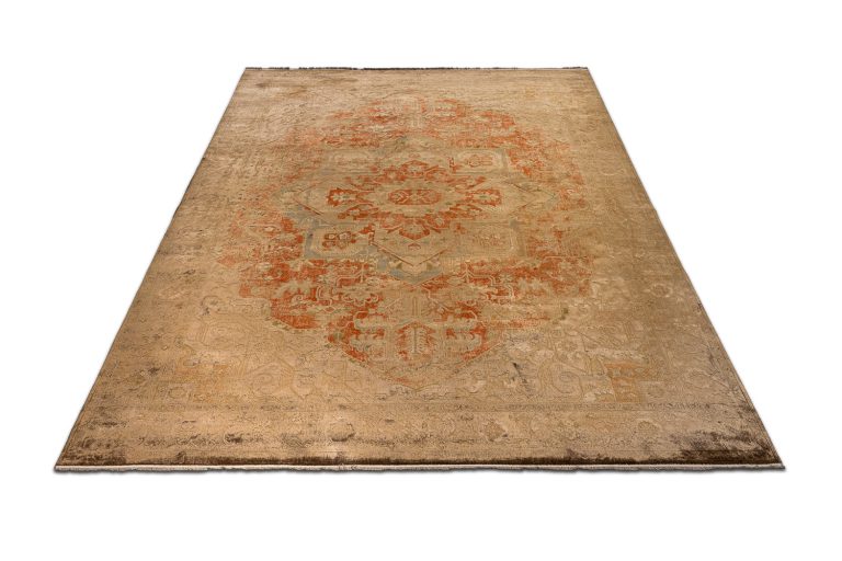 Турецкий ковёр из шёлка и вискозы — KIRMAN ANTIQUE