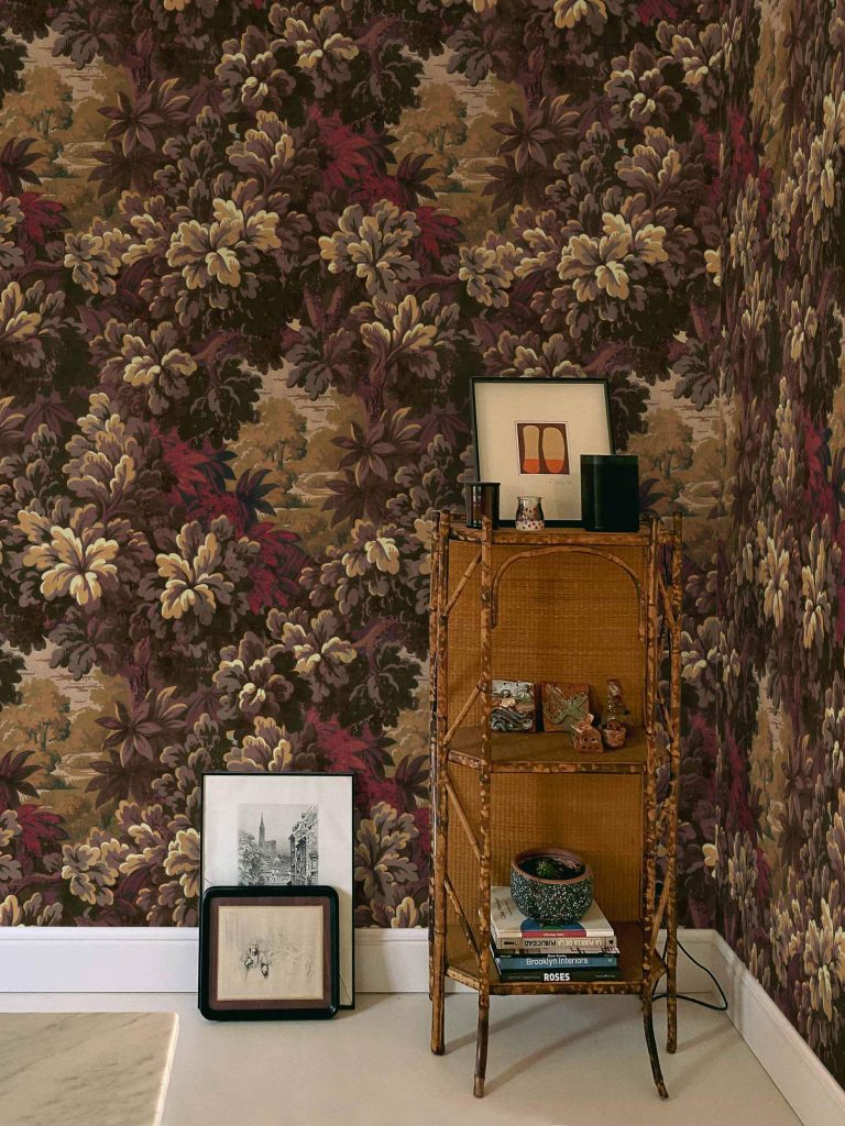 Обои Coordonne — Verdure 16TH Vermillion B00358 (коллекция Victorian)