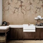 Обои Coordonne — Vine Shadow Taupe B00362 (коллекция Victorian)