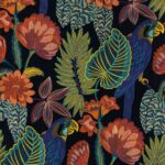 Ткань Casamance — Arapsodie — Noir de lune multico — 47130377