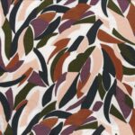 Ткань Casamance — Defile — Orange brulee / olive / anthracite — 31540224