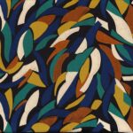 Ткань Casamance — Defile — Moutarde / emeraude / bleu electrique — 31540333