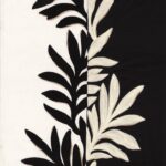 Ткань Casamance — Sophora — Blanc / noir de lune — 31550155