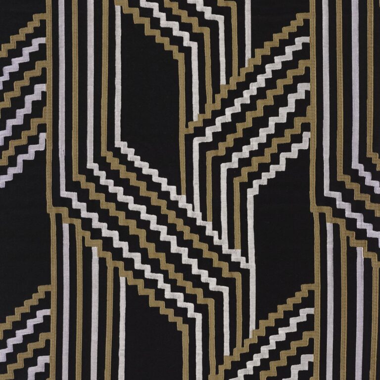 Ткань Casamance — Porte des lilas — Noir de lune — 31870283