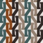 Ткань Casamance — Monogramme — Celadon / mordore — 32560245