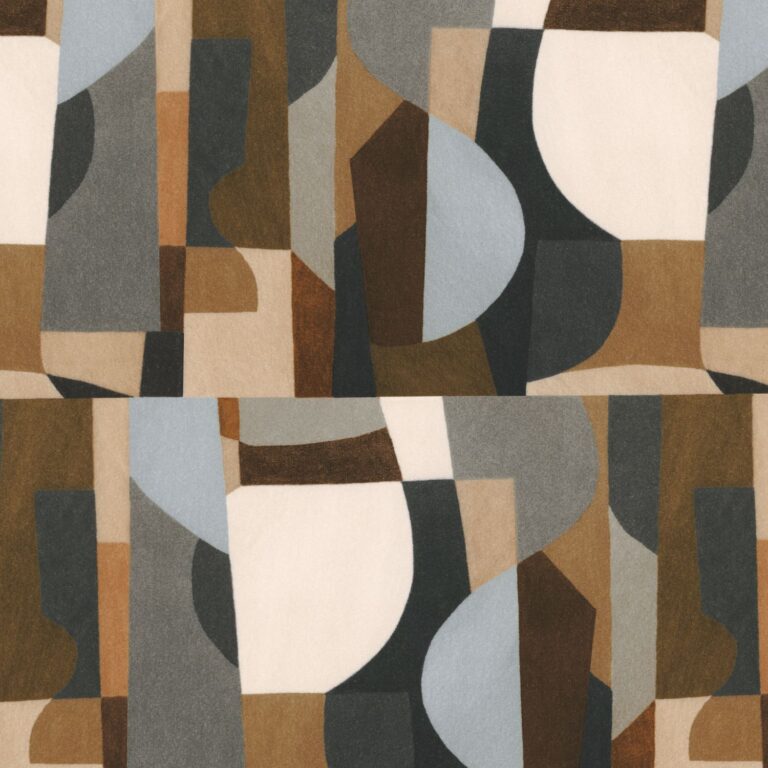 Ткань Casamance — Avant premiere — Multico marron — 32690404