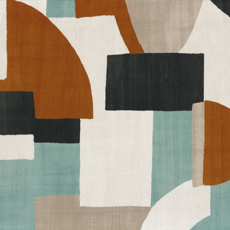 Ткань Casamance — Trompe l’oeil — Celadon / fauve — 32820216