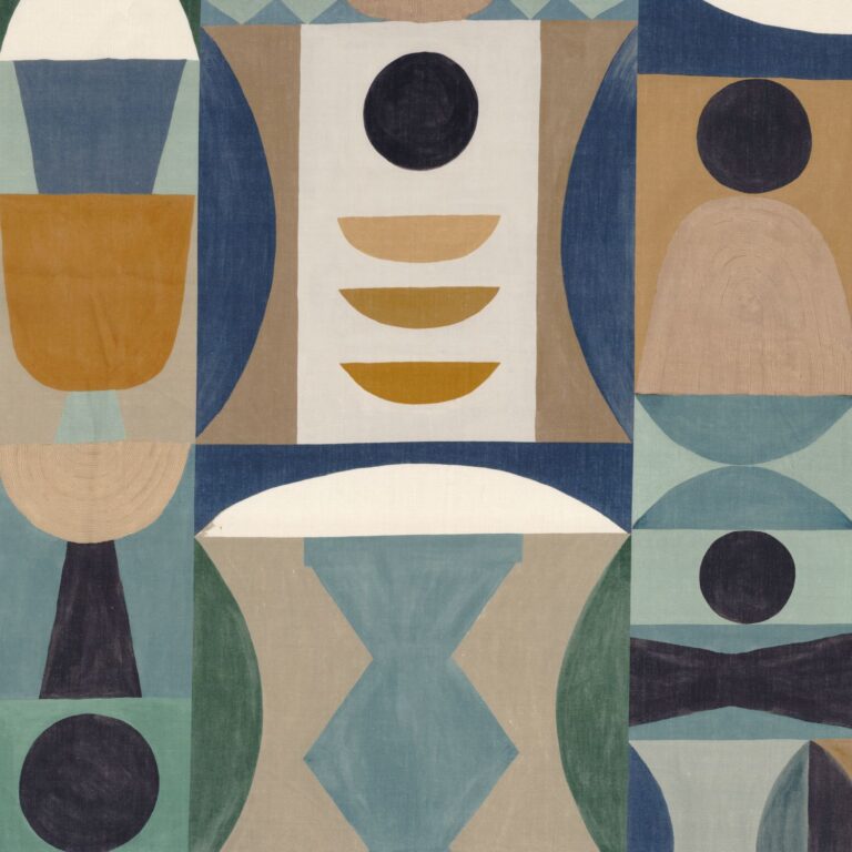 Ткань Casamance — Atelier sud — Bleu/celadon — 32100204