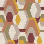 Ткань Casamance — Decoupage — Moutarde olive — 45670212