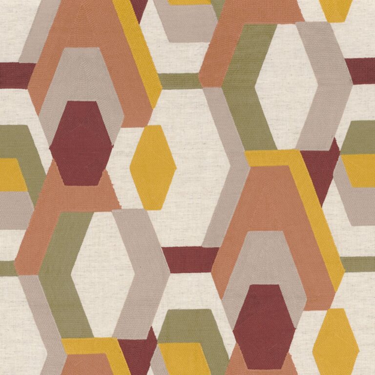 Ткань Casamance — Decoupage — Moutarde olive — 45670212