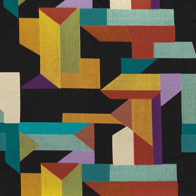 Ткань Casamance — Polychromie — Acajou acier — 45900321
