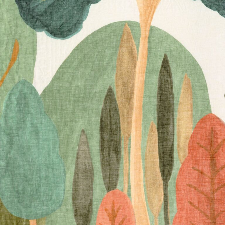 Ткань Casamance — Jardin d este — Vert topaze — 45100243