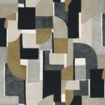Ткань Casamance — Montsouris — Beige/carbone — 45110113