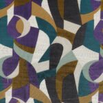Ткань Casamance — Andine — Topaze/violet — 45840221