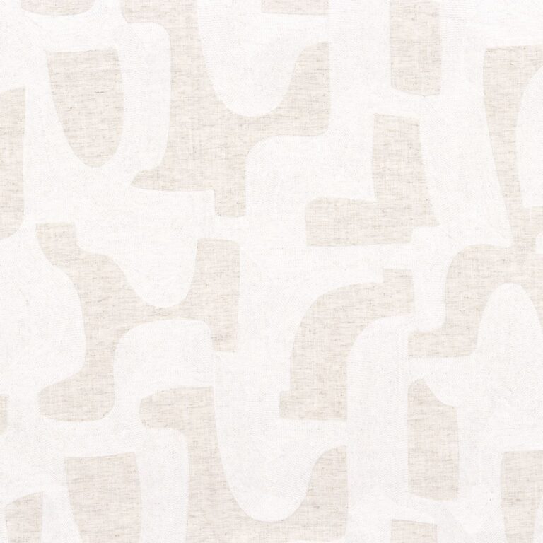 Ткань Casamance — Entrelacs — Blanc — 48420237