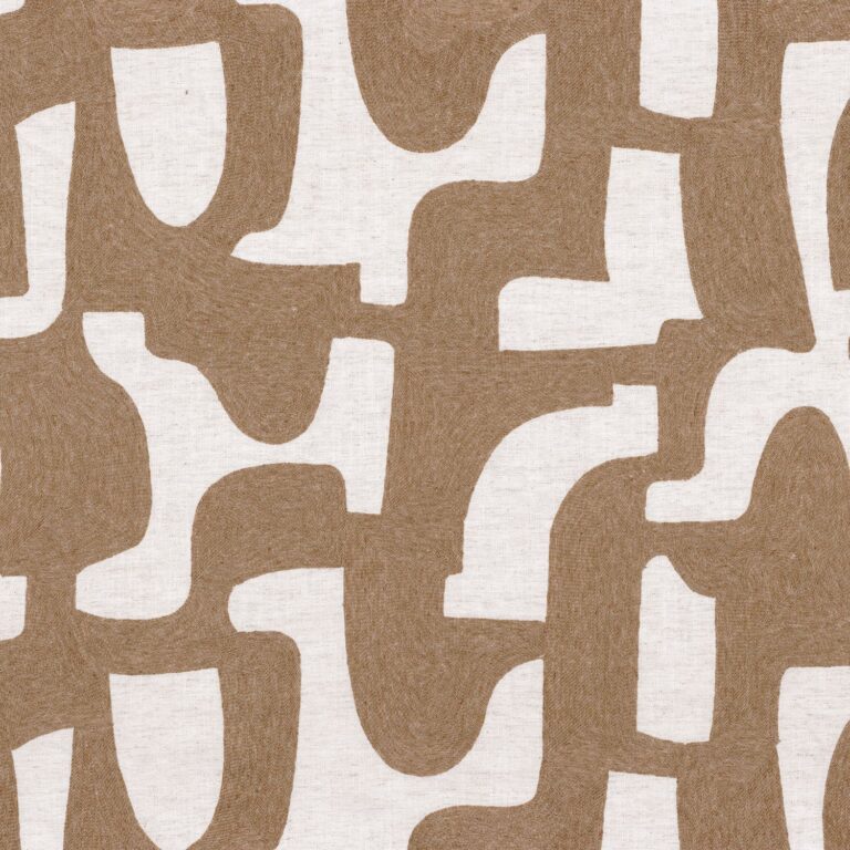Ткань Casamance — Entrelacs — Tabac — 48420563