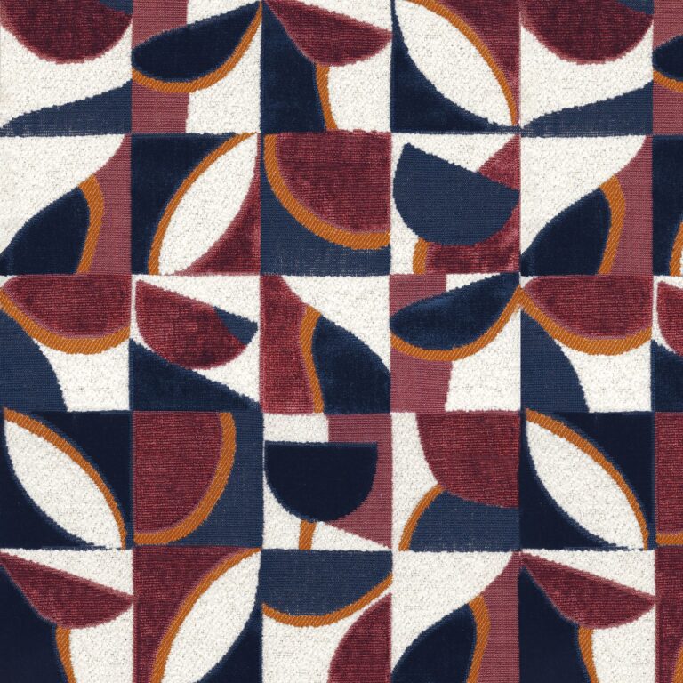 Ткань Casamance — Impatient — Pourpre/bleu azurite — 11530428