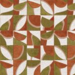 Ткань Casamance — Impatient — Terracotta/olive — 11530350