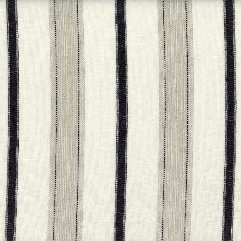 Ткань Casamance — Boucle de lin — écru noir — 10370118