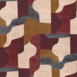 Ткань Casamance — Belle époque — Mordoré grenat — 10590389
