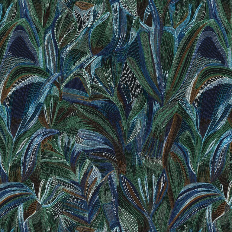 Ткань Casamance — Iridis — Multico bleu — 80080327