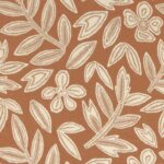 Ткань Casamance — Forget me not — Orange terreux — 90990233