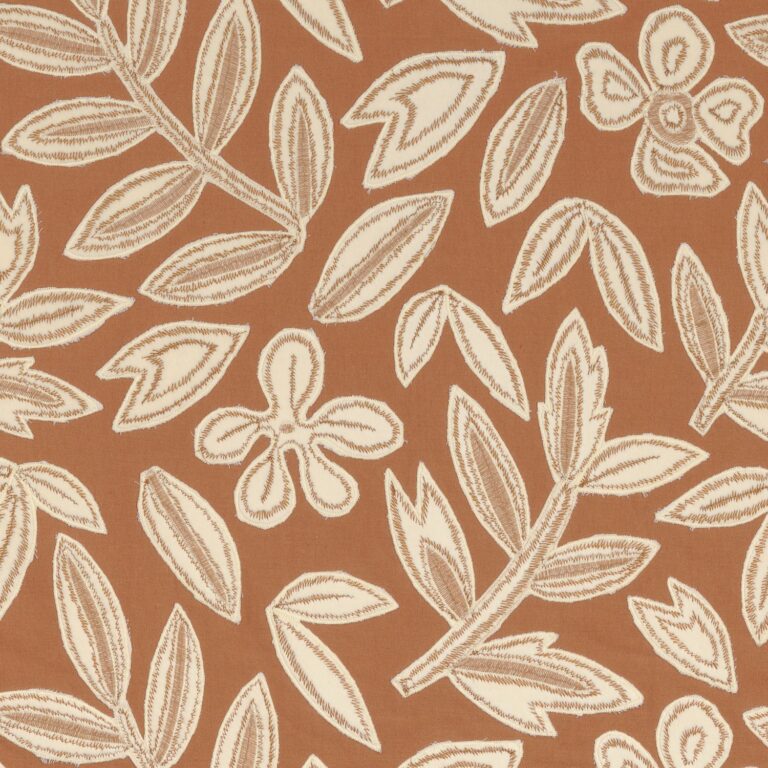 Ткань Casamance — Forget me not — Orange terreux — 90990233