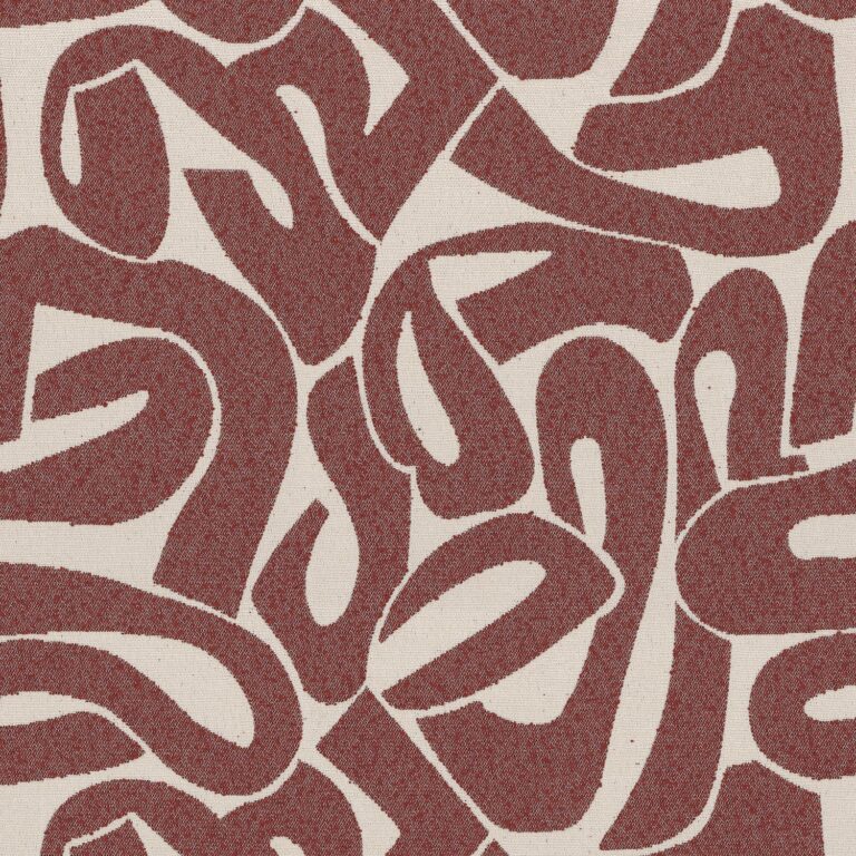 Ткань Casamance — Machino — Terracotta fonce — 92840210