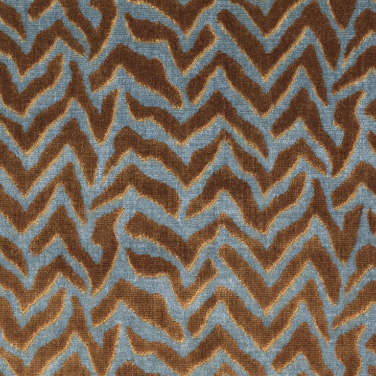 Ткань Casamance — Silhouette — Mordoré bleu glacier — 81150353